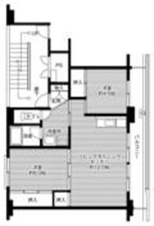 ビレッジハウス庄内2号棟 (504号室)の物件間取画像